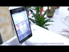 उच्च रिज़ॉल्यूशन 200W फेस आईडी अटेंडेंस सिस्टम फेस डिटेक्शन एक्सेस कंट्रोल सिस्टम