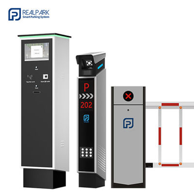 लाइसेंस प्लेट पहचान पार्किंग प्रणाली LPR 3~5MP कैमरा और एलईडी डिस्प्ले के साथ